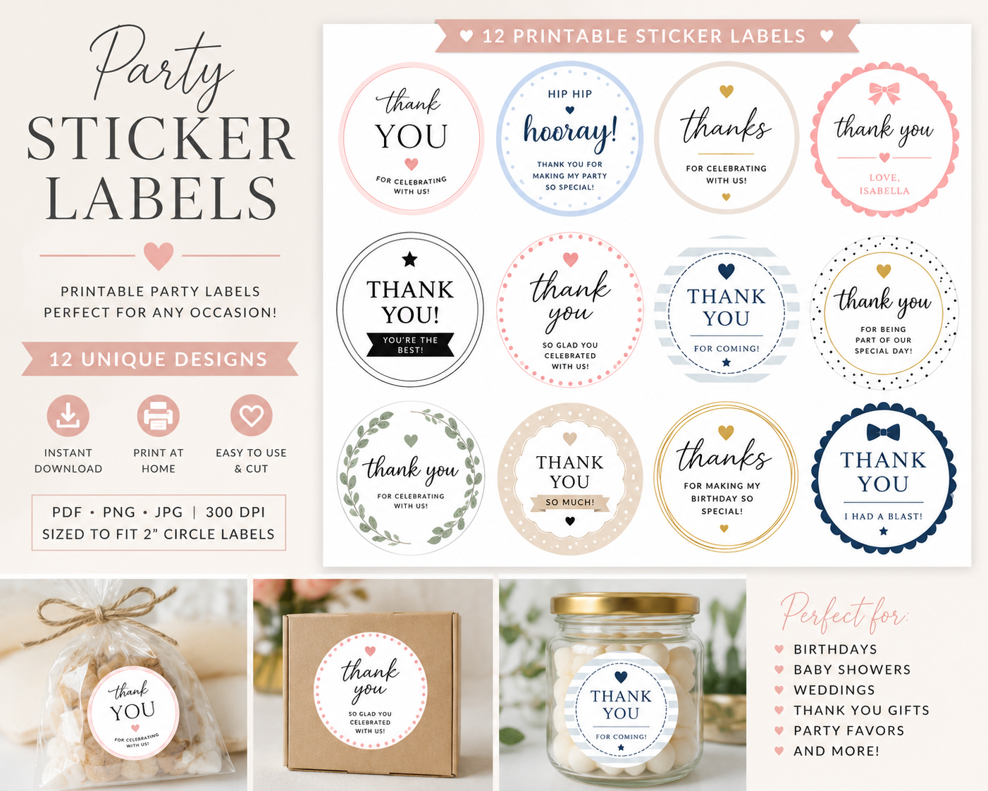 Party Favor Labels