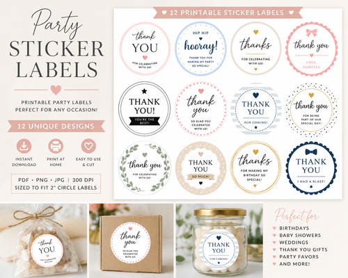 Party Favor Labels