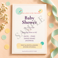 A Little Love Baby Shower Invitation Template